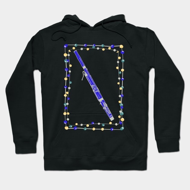 Christmas Bassoon Hoodie by AngelFlame